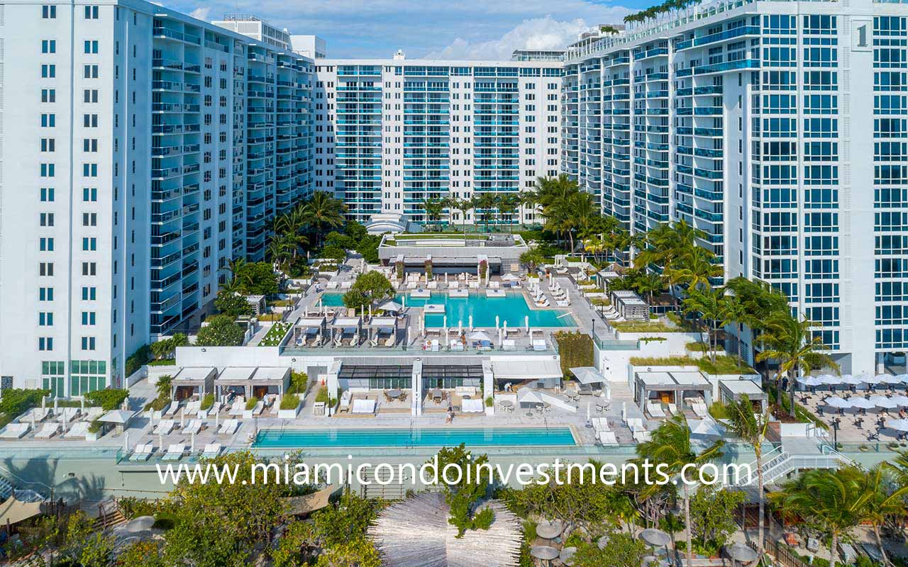 1 Hotel and Homes South Beach pool decks