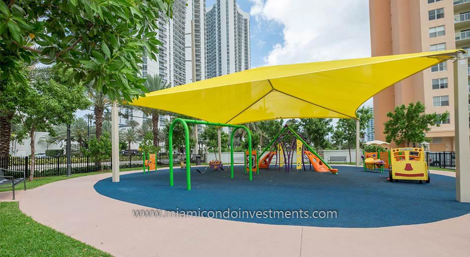 Children's playground in Sunny Isles Beach