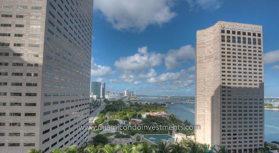 view of Bayfront Park in Downtown Miami