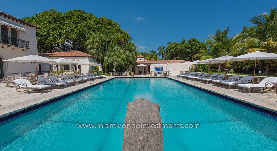 Swimming Pool at the Vanderbilt Mansion on Fisher Island