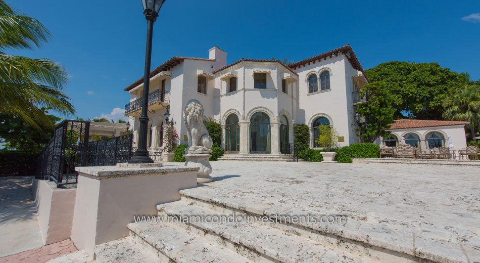 Vanderbilt Mansion on Fisher Island in Florida