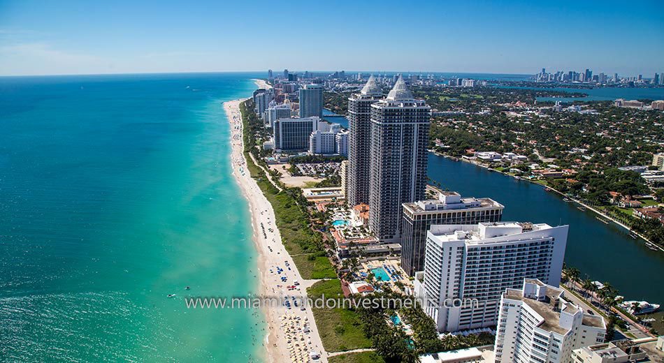 Miami Beach condos view south