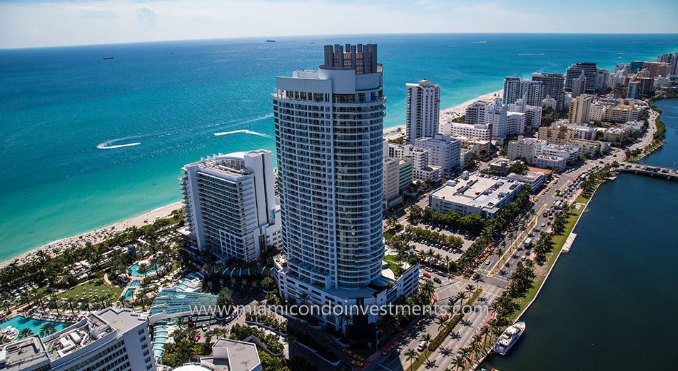 ocean views from Miami Beach condos