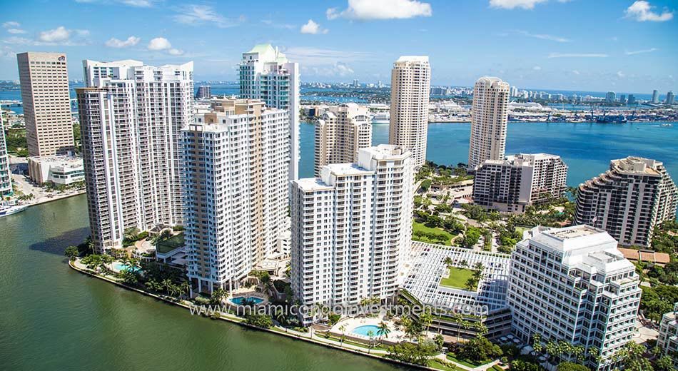 Brickell Key condo buildings