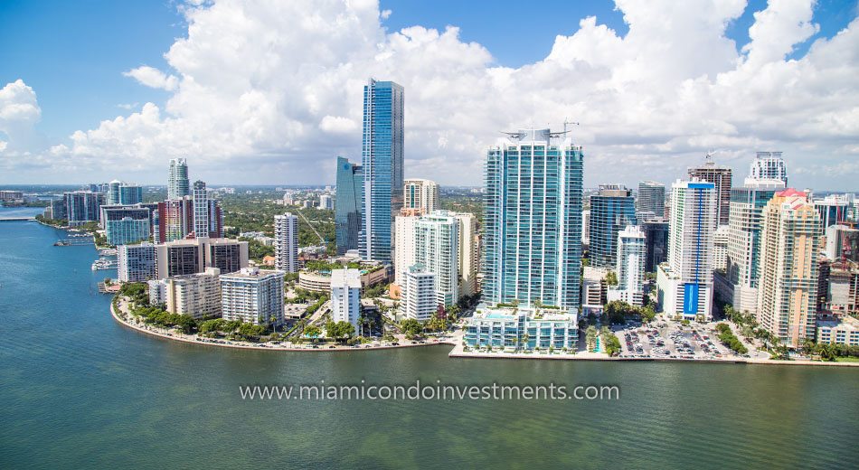 Brickell skyline in Miami Florida