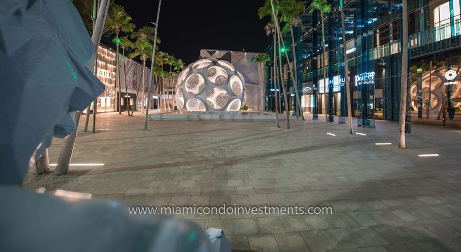 Buckminster Fuller's Fly's Eye Dome at the Miami Design District