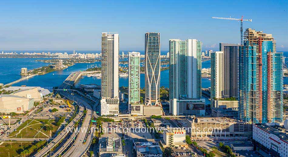 Park West Miami skyline