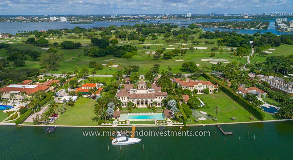 Indian Creek Island waterfront mansion