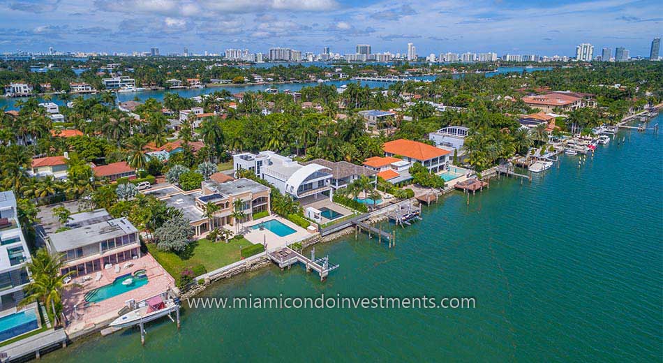 luxury homes on Palm Island