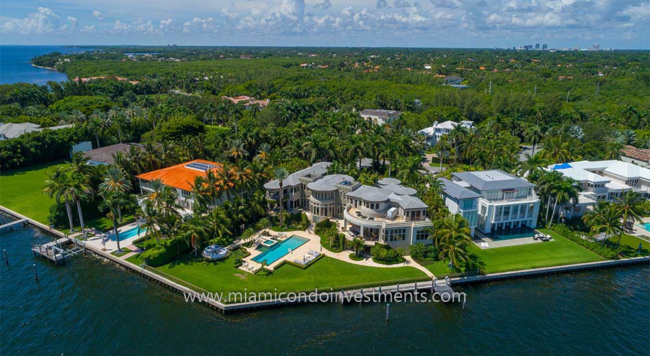 Tahiti Beach homes in Miami Florida