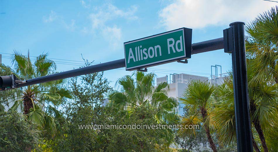 Allison Road on Allison Island