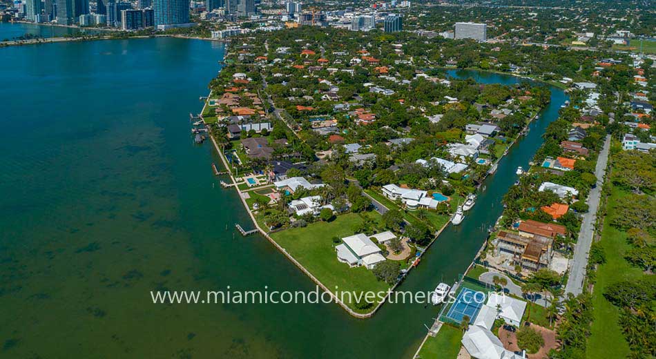 Bay Point Miami aerial view