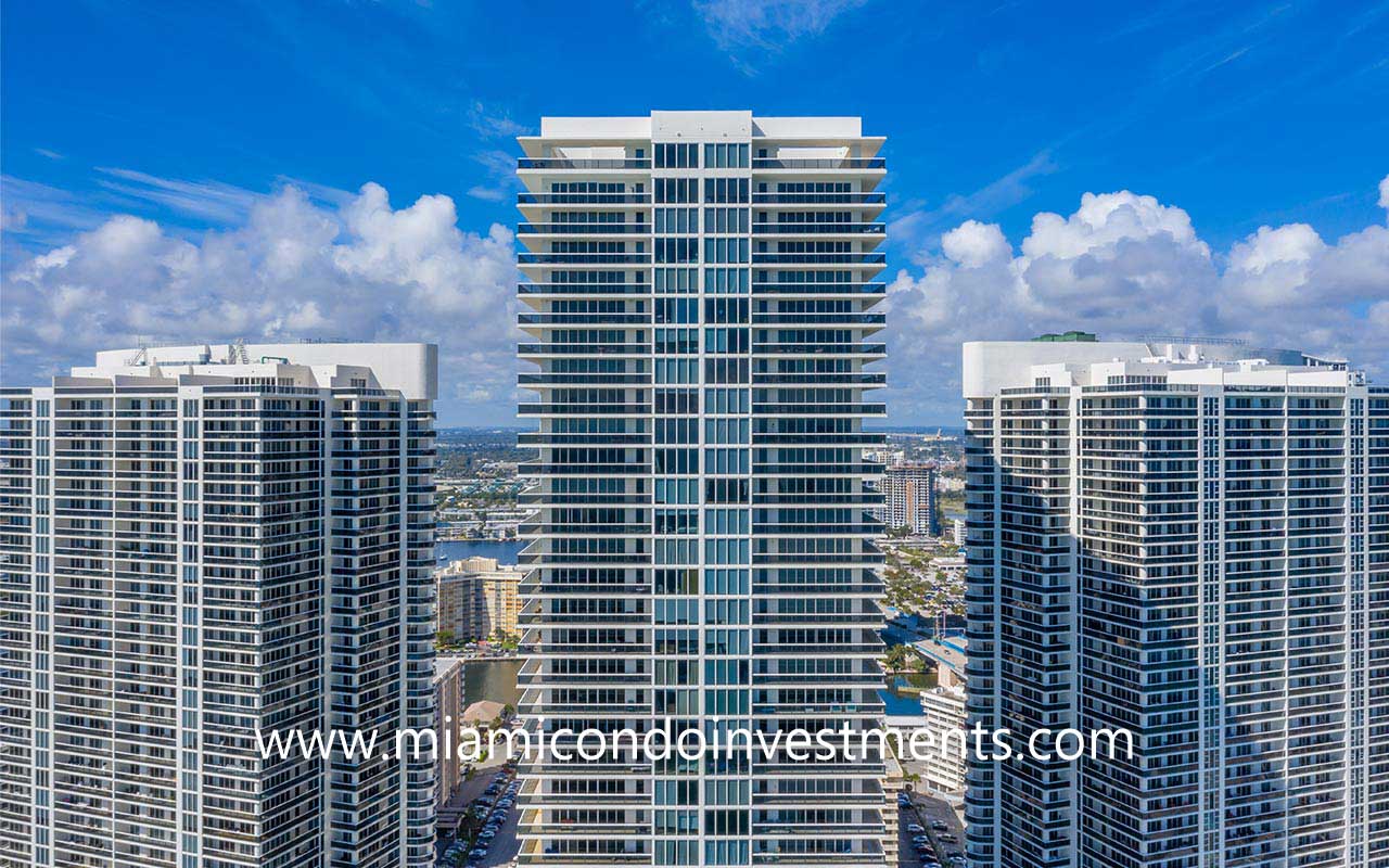 Beach Club Tower 2 Drone View