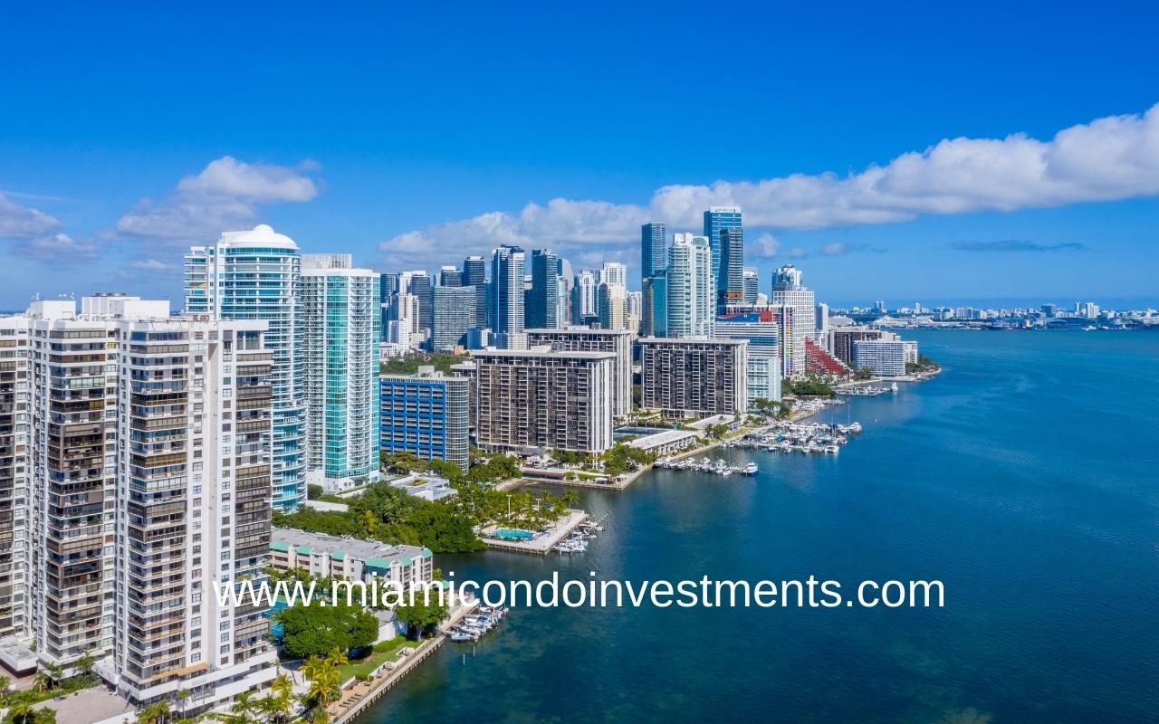 Brickell Place 4 Aerial and Bay Views