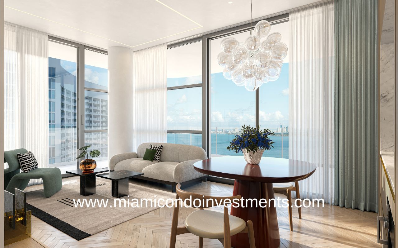 ELLE Residences Miami Living Room